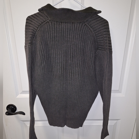 A Structure men's long sleeve ribbed 100% cotton sweater in a size large. - Picture 2 of 7